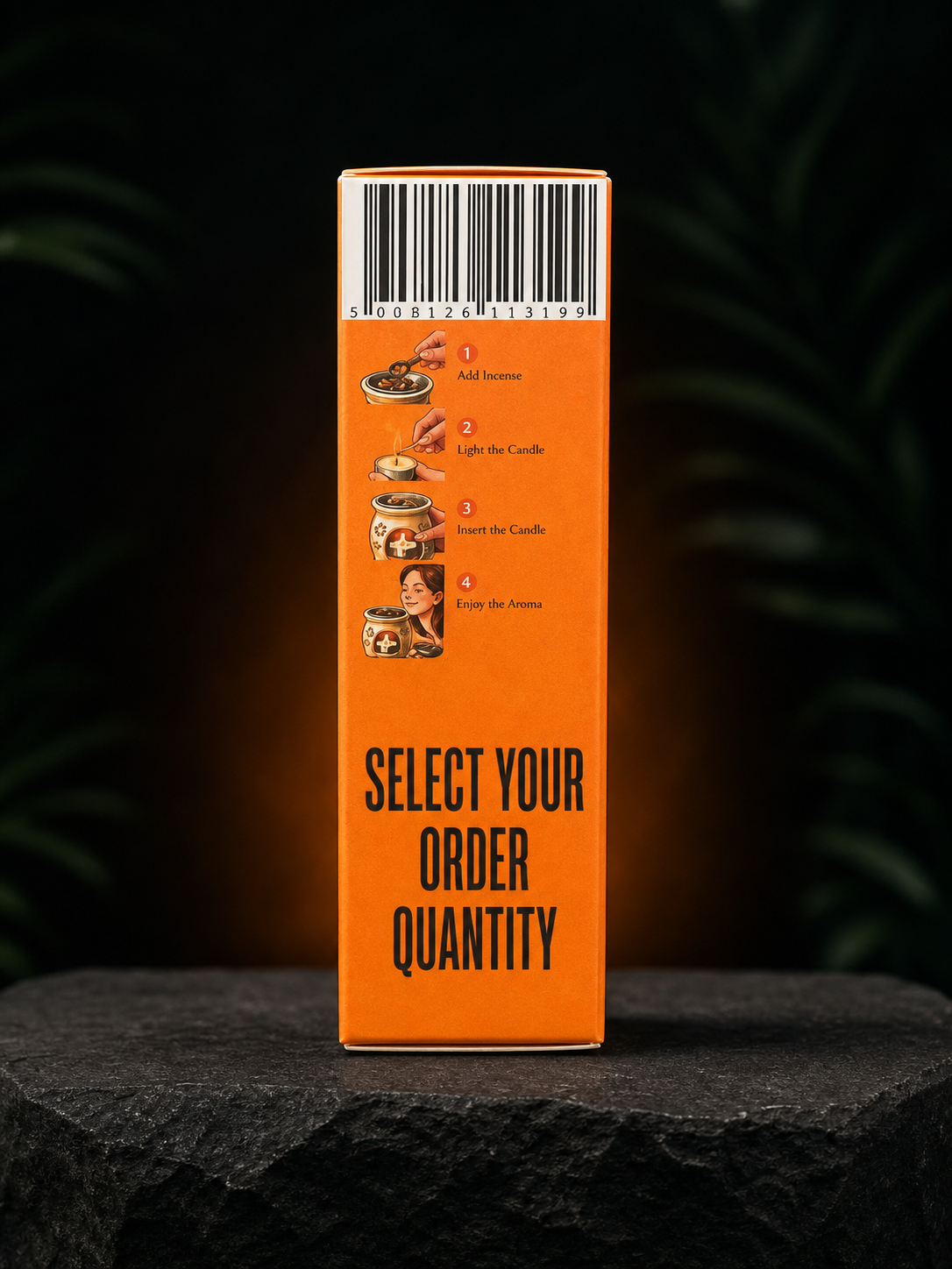 Big Bud package usage side with selectable order quantity message