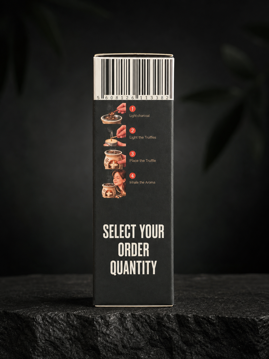 Super Silver Haze package usage side with selectable order quantity message