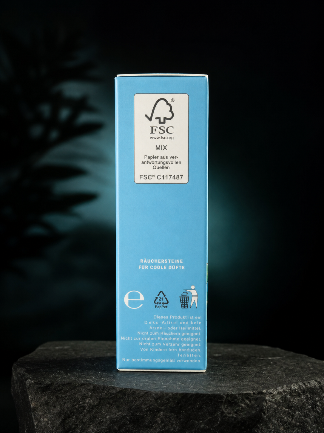 White Widow package information side